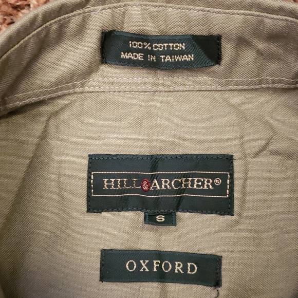 Hill Archer Vintage Wards Men's Small Dress Shirt - Picture 5 of 5